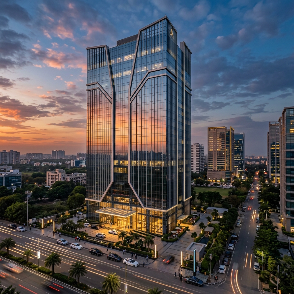 GYGY Mentis 140 Noida Skyscraper Tower View